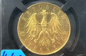 100 Schilling Gold 1934 - CCG PF 63
