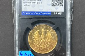 100 Schilling Gold 1934 - CCG PF 63 um € 4.490,-
