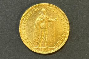 20 Korona 1914 Ungarn mit Bosnien Wappen - &euro;1.190,- (i. K.)