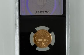 25 Schilling Gold 1927 - CCG MS 65 Top Pop (Neuwertig)