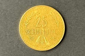 25 Schilling Gold 1928 - Preis &euro; 550,- (i. K.)