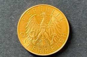 25 Schilling Gold 1929 - Preis &euro; 550,- (i. K.)