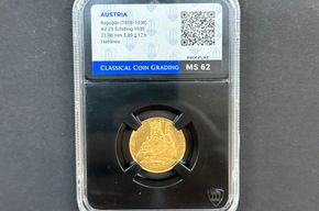 25 Schilling Gold 1935 - CCG MS 62 Prooflike - € 1.795,-
