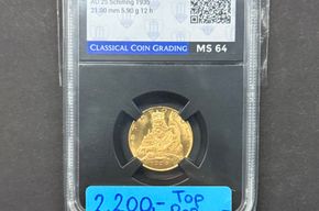 25 Schilling Gold 1935 - CCG MS 64 (Top Pop) - &euro; 2.200,-