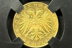 25 Schilling Gold 1937 - CCG MS 61 Prooflike