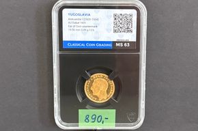 Jugoslawien - Dukat 1931 (Corn) MS 63 Prooflike - Preis &euro; 890,-