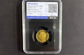 Jugoslawien - Dukat 1931 - Birds - MS 64 Prooflike - Preis € 1.050,-