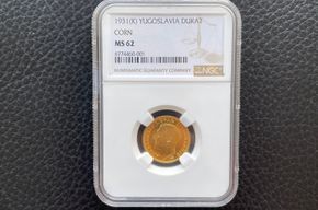 Jugoslawien - Dukat 1931 Corn - Alexander I. (NGC Grading MS 62) - Preis &euro; 750,- (i. K.)