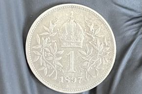 Originale 1 Krone 1897 Franz Josef &Ouml;sterreich (Silber) Preis &euro; 240,-