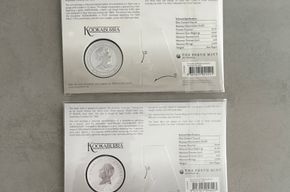 Kookaburra 2024 &amp; 2025 Silber - World Money Fair - (Auflage nur 2.500 St&uuml;ck) Preis &euro; 290,-