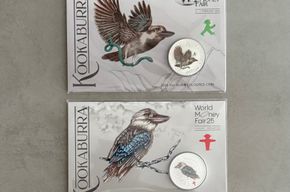 Kookaburra 2024 &amp; 2025 Silber - World Money Fair - (Auflage nur 2.500 St&uuml;ck) Preis &euro; 290,-