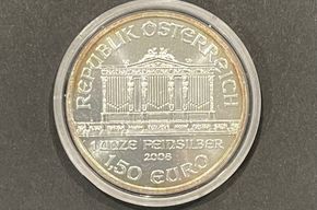 1 Unze Silber Philharmoniker 2008 (24 Karat - teilvergoldet) Preis &euro; 80,- (i. K.)