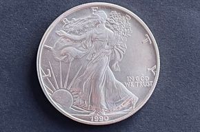 American Silver Eagle 1 Dollar 1990 - Preis &euro; 55,- (i. K.)