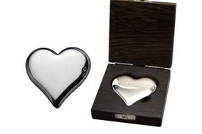 Silberherz 500g im Edlen Holzetui - Tagespreis !