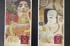 Gustav Klimt Folder - beide um 10,-